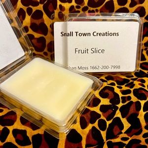 Fruit slice fragrance wax melt